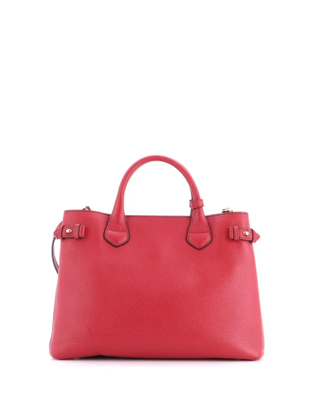 Burberry Banner Tote Leather And House #247790B84B