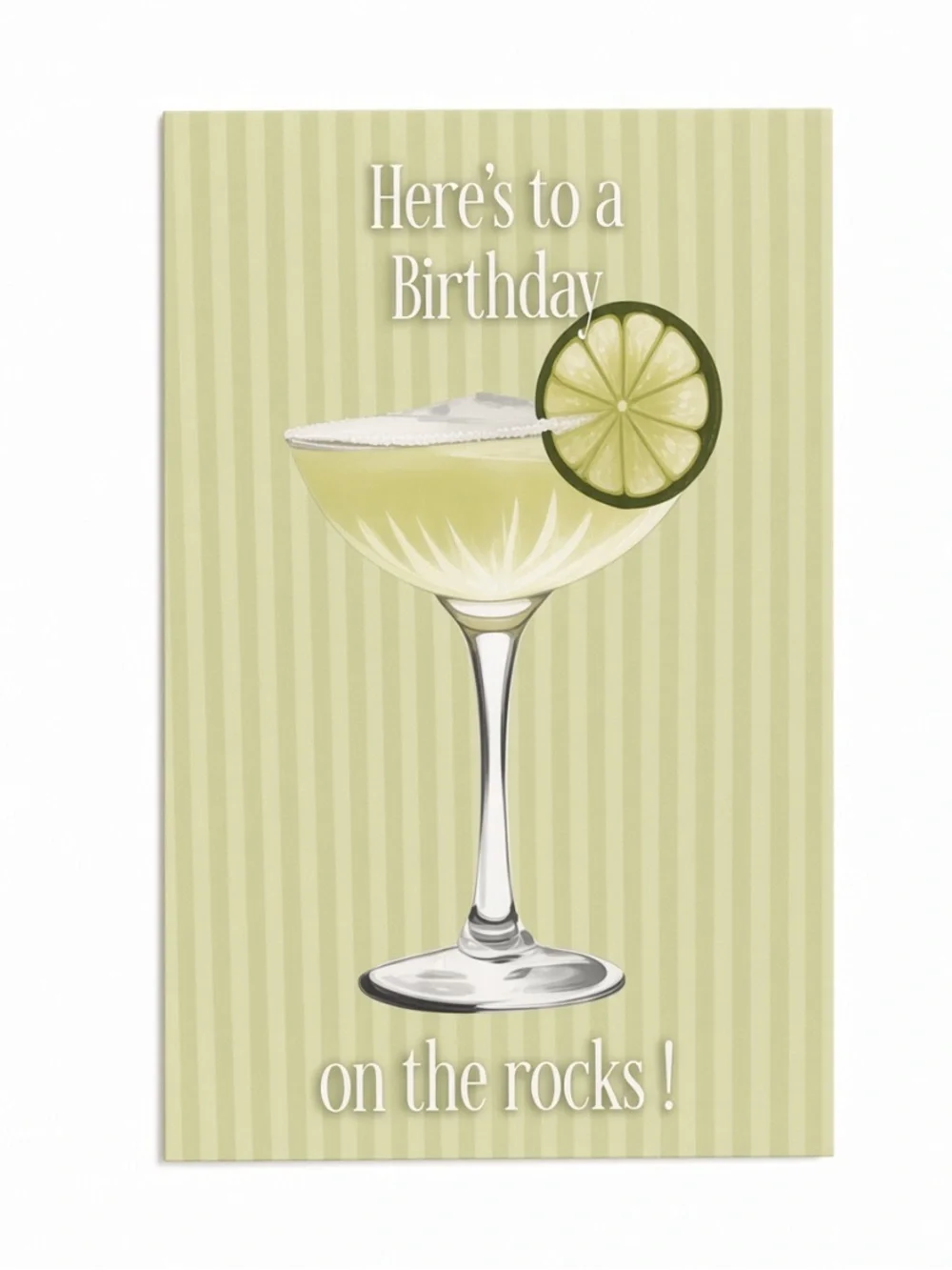 Fringe Studio Martini Wishes Birthday Notecards 40 Cards + 40 Envelopes NWT