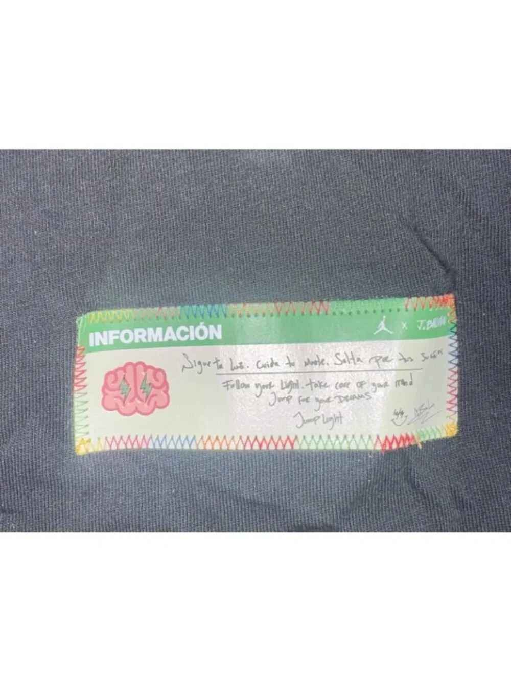 NWT Air Jordan x J Balvin T-Shirt Mens Size M Black DR2962-010