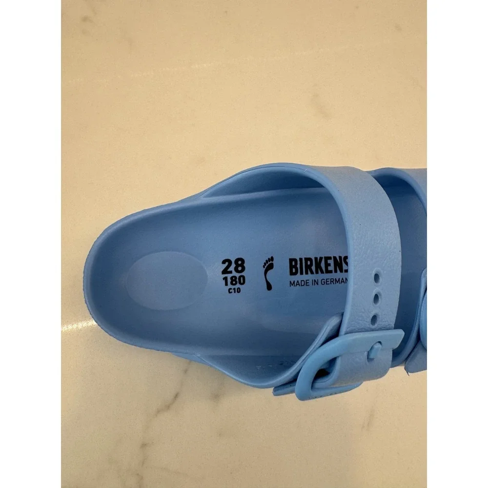 Birkenstock Arizona EVA Sandals Kids Youth Size 10‎ 28 Sky Blue Slip On Slides