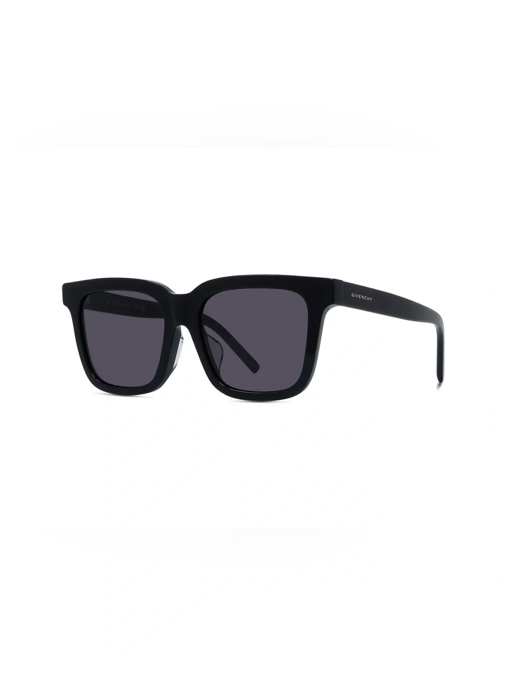 Givenchy Black Square Frame Sunglasses with Dark Lenses