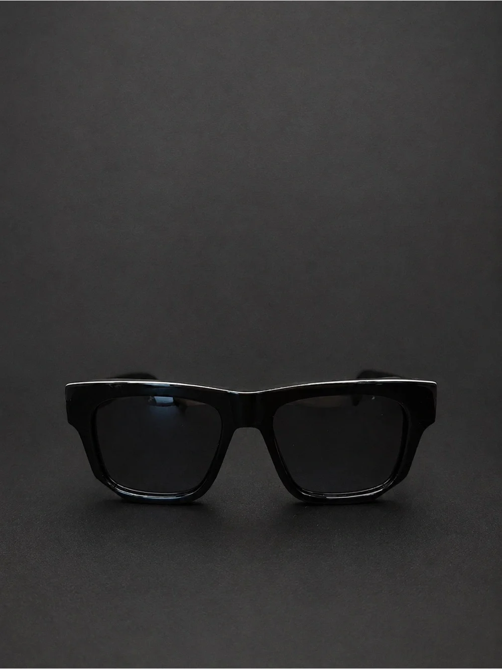 Givenchy Black Square Frame Sunglasses with Dark Lenses
