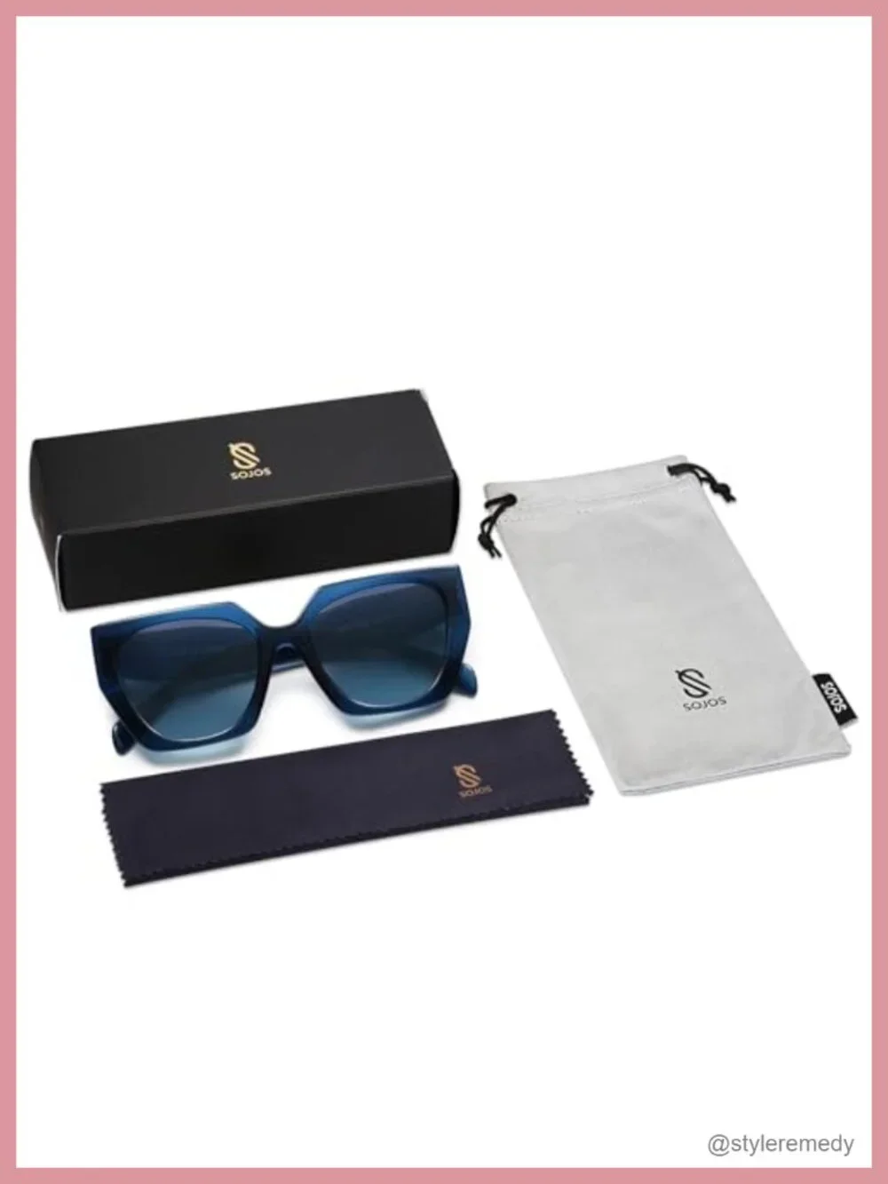Oversized Square Cateye Sunglasses for Women