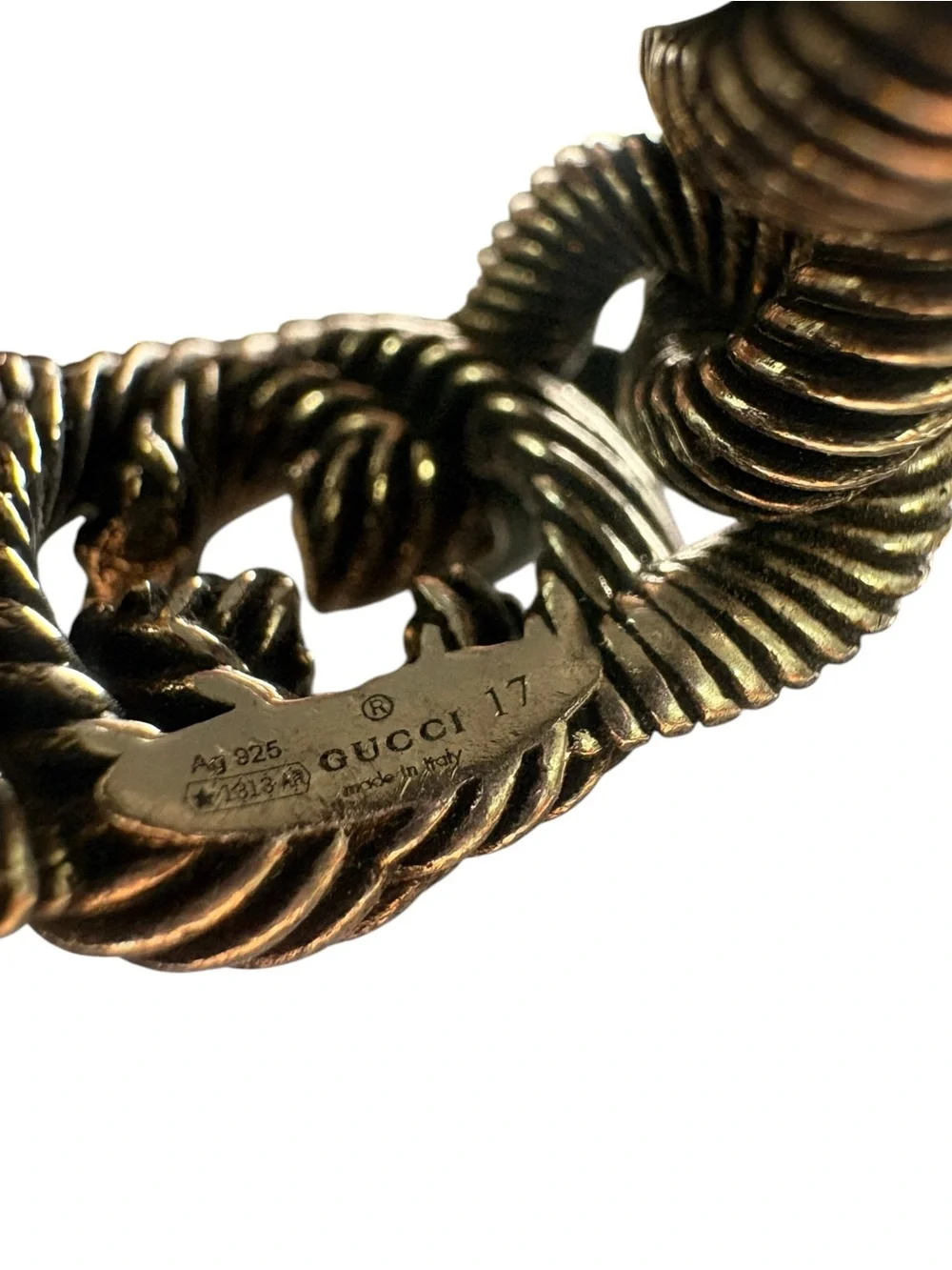Gucci Twisted Rope Ring