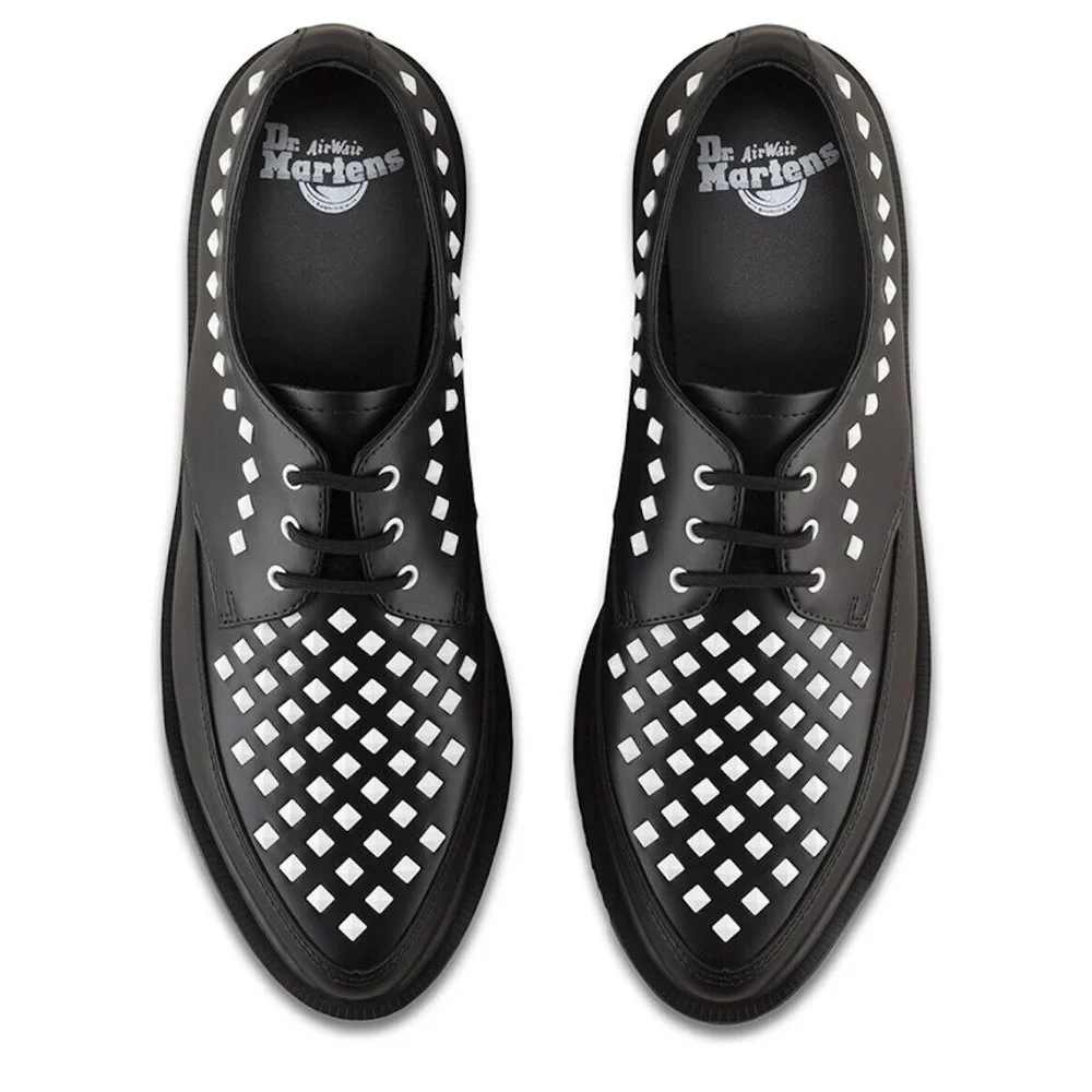 Dr. Martens Men's Willis Black Stud Creepers