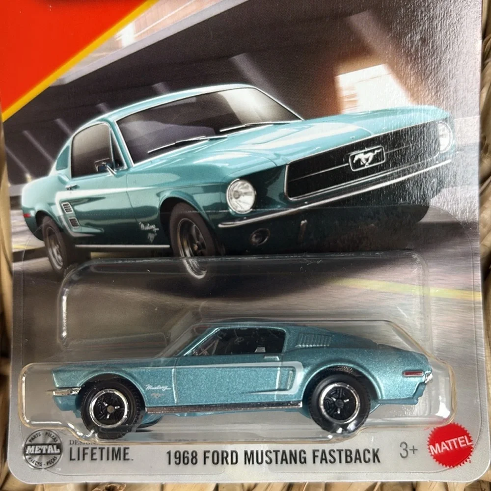 1968 Ford Mustang Fastback Pony Muscle Car Matchbox Diecast Model 2025 New