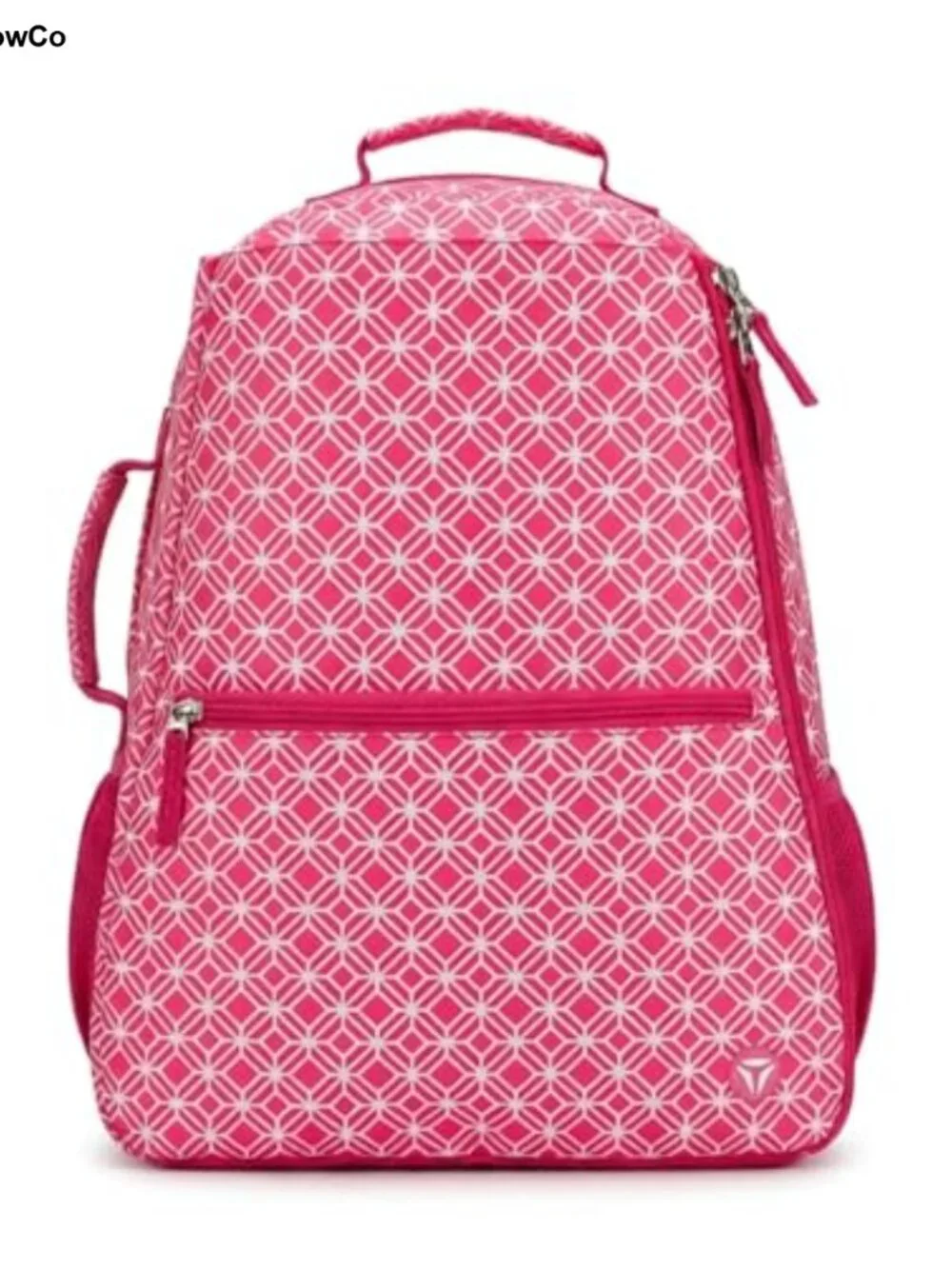 Tennis Racket Backpack for Women, Lightweight Polyester Backpack, Holds 2