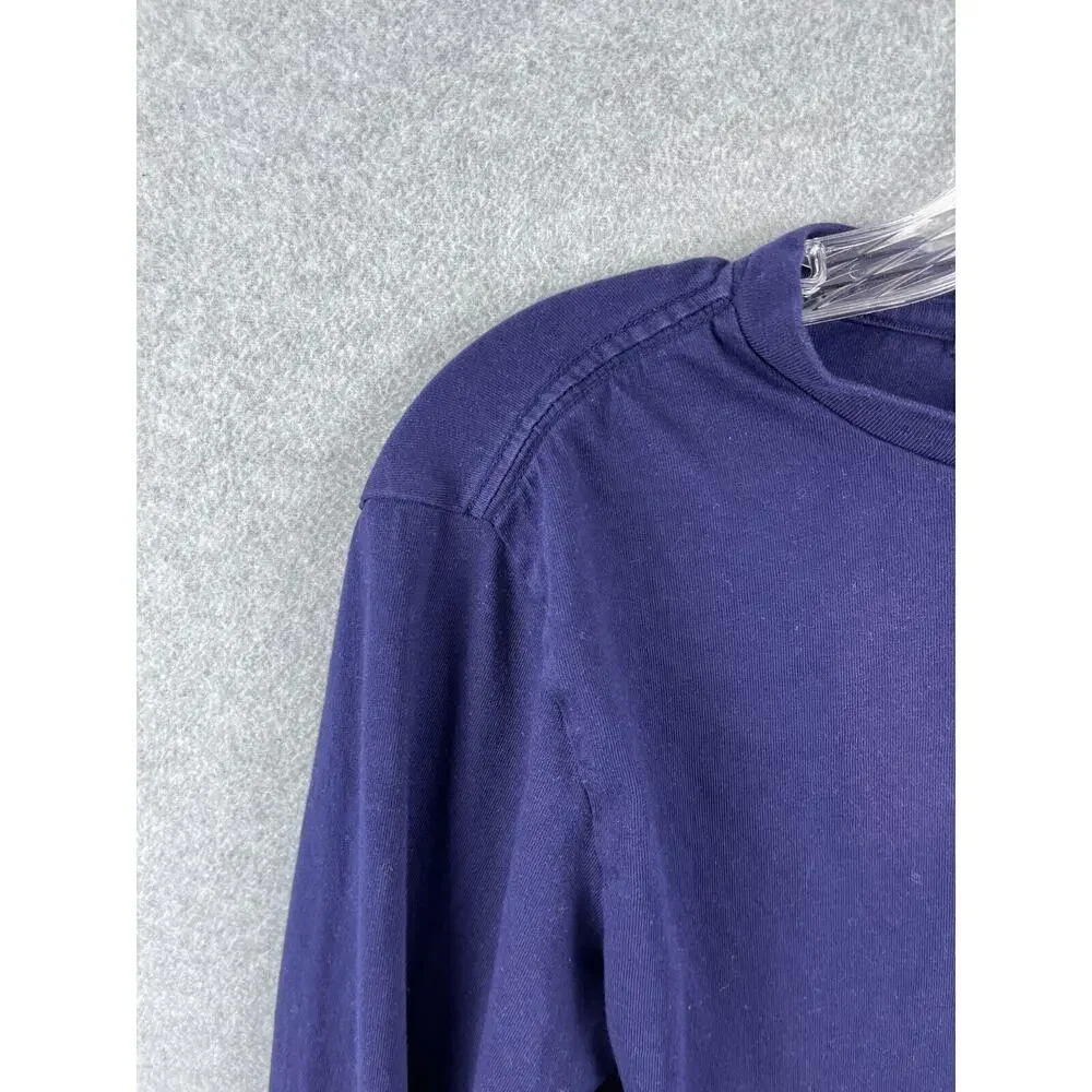 Polo Ralph Lauren Shirt Boys L (14-16) Blue‎ Long Sleeve Tee Red Pony Classic