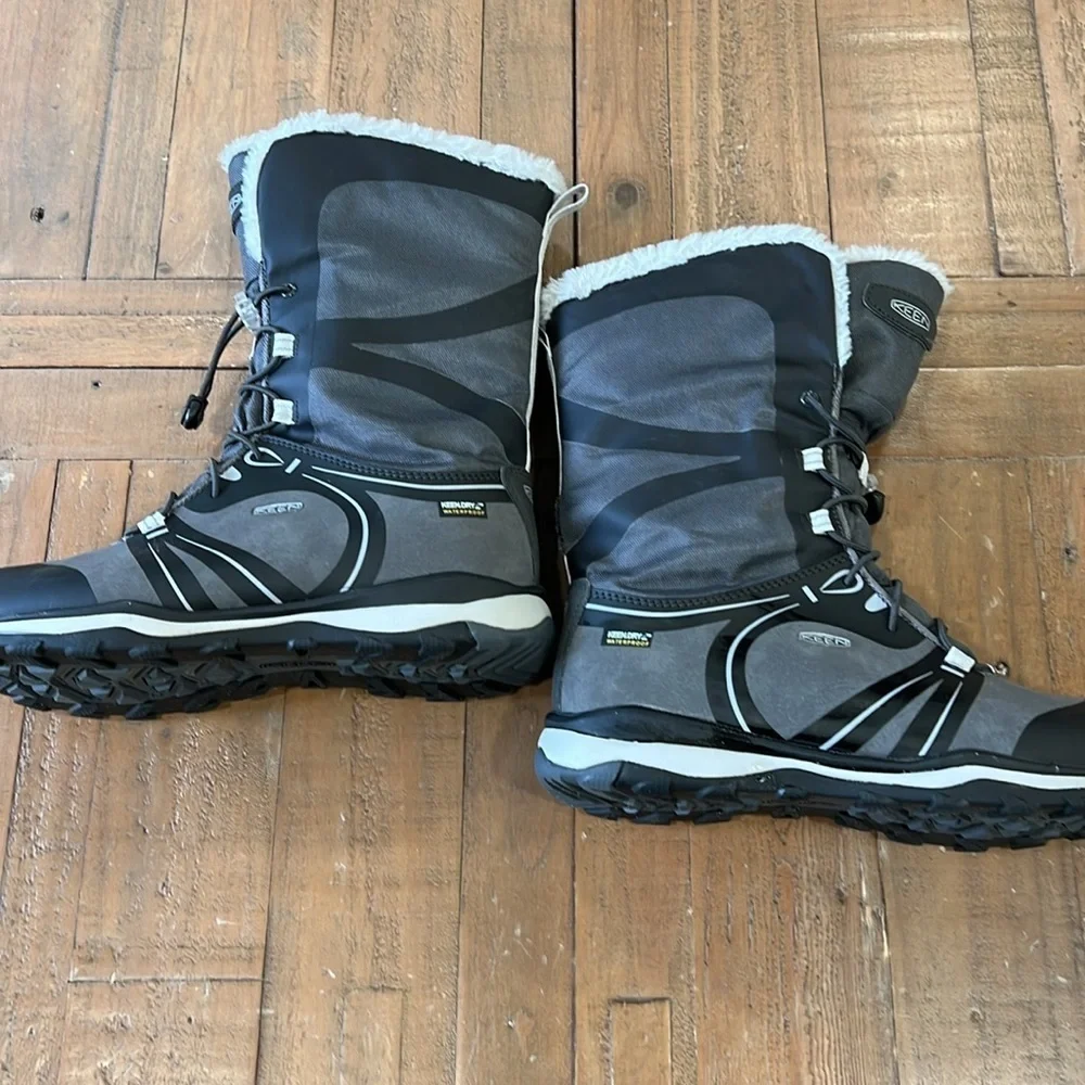 Keen charcoal gray