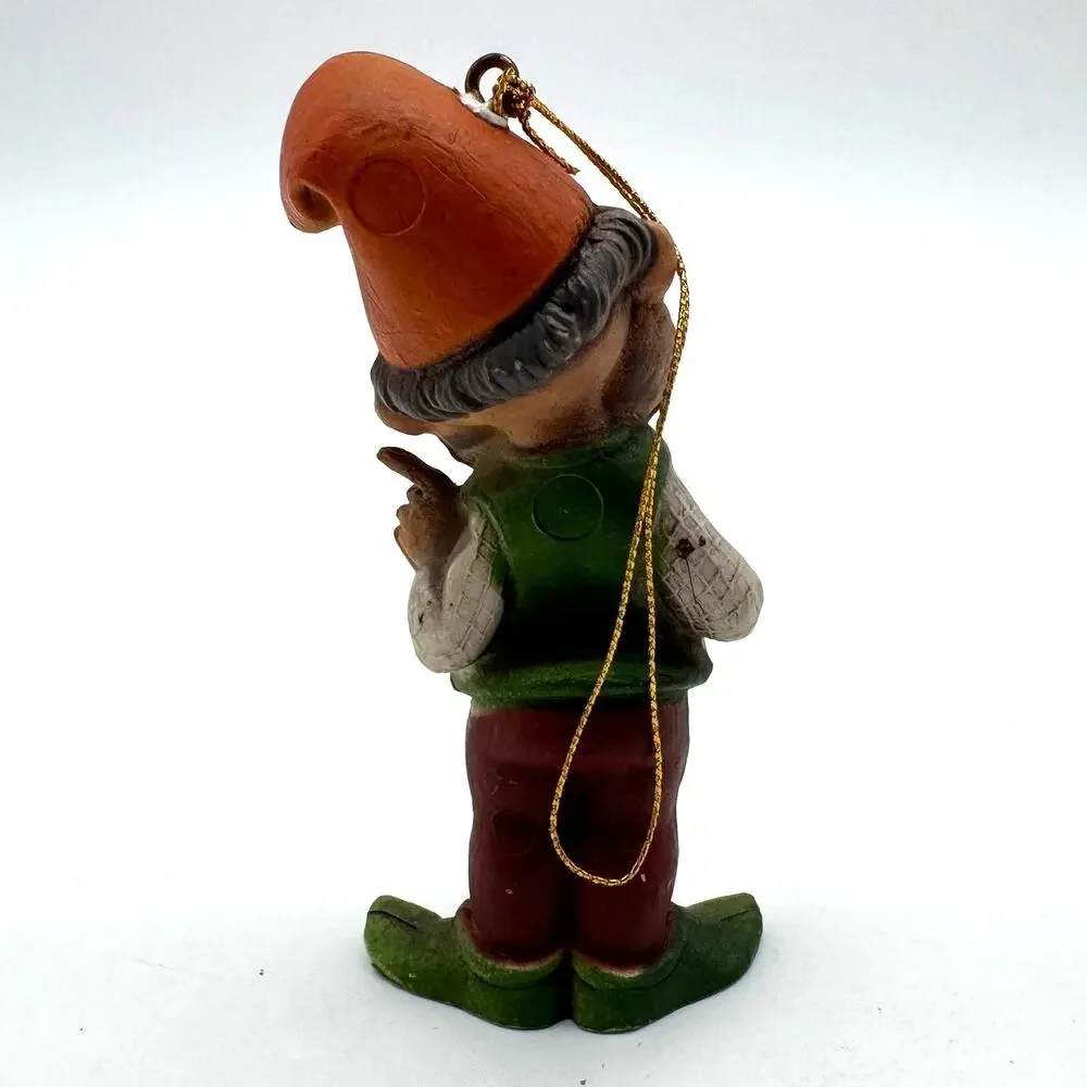 Vintage Christmas Tree Ornaments Lot 7 Angels Elf Mouse Bear Turtle Japan