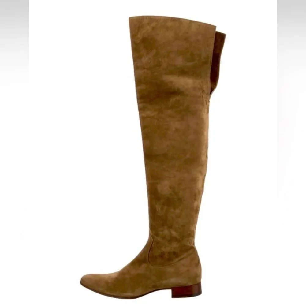 Ralph Lauren Fall 2006 Runway Collection Italian Mink Suede Over the Knee Boot