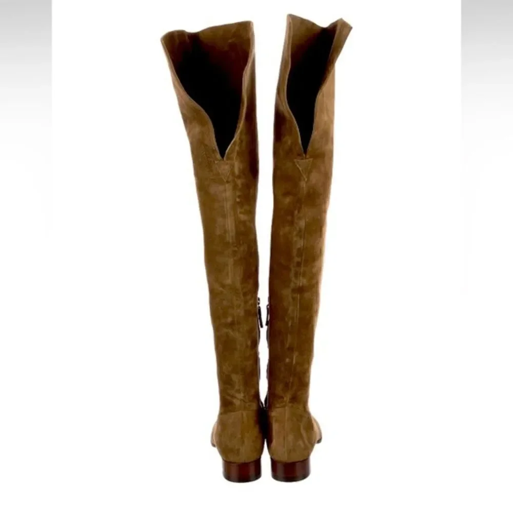 Ralph Lauren Fall 2006 Runway Collection Italian Mink Suede Over the Knee Boot