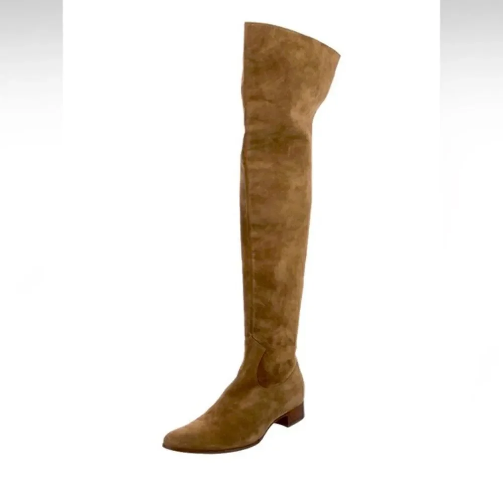 Ralph Lauren Fall 2006 Runway Collection Italian Mink Suede Over the Knee Boot