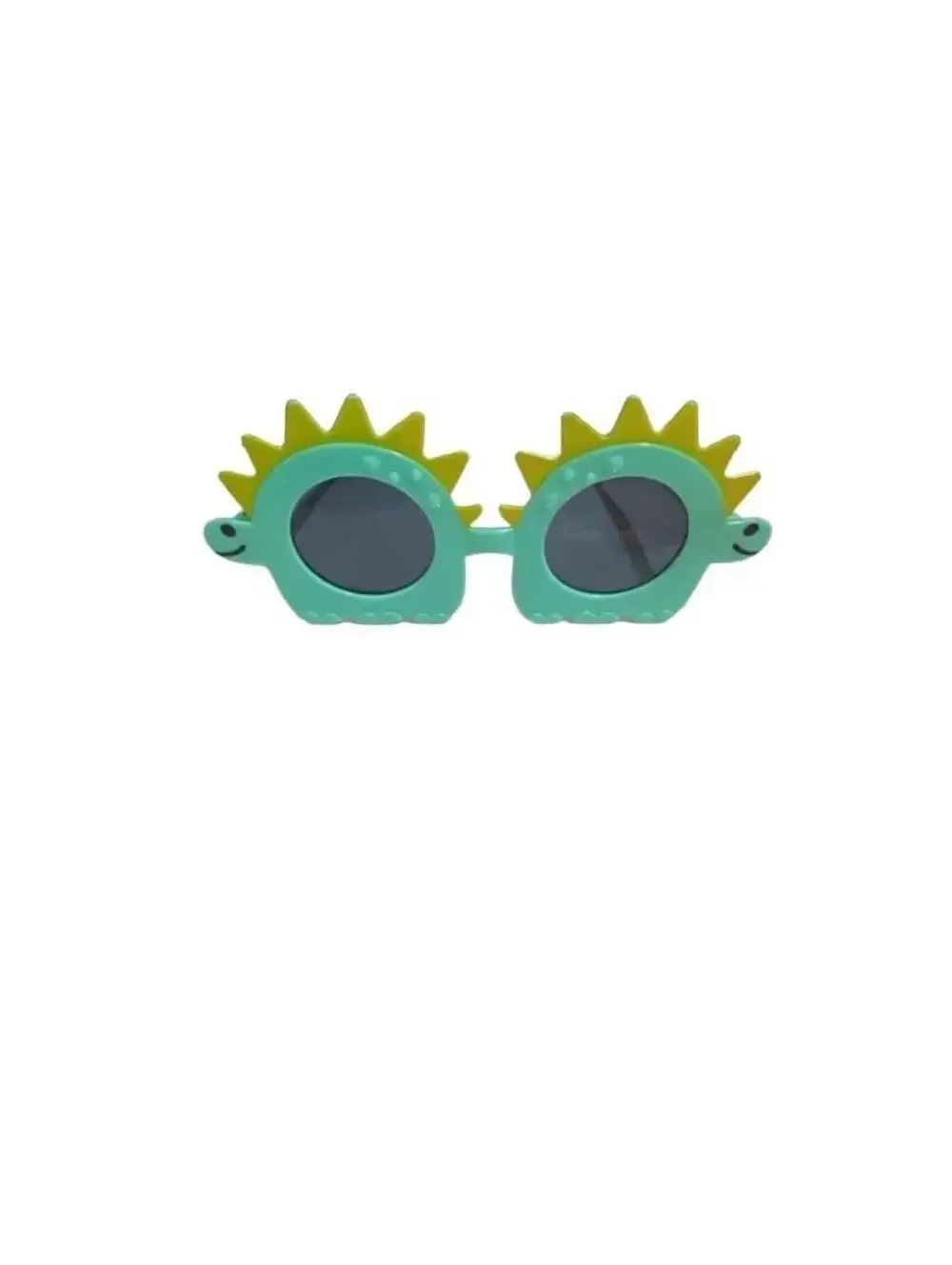 Novelty Dinosaur Party Sunglasses Green and Yellow Kids Novelty Glasses