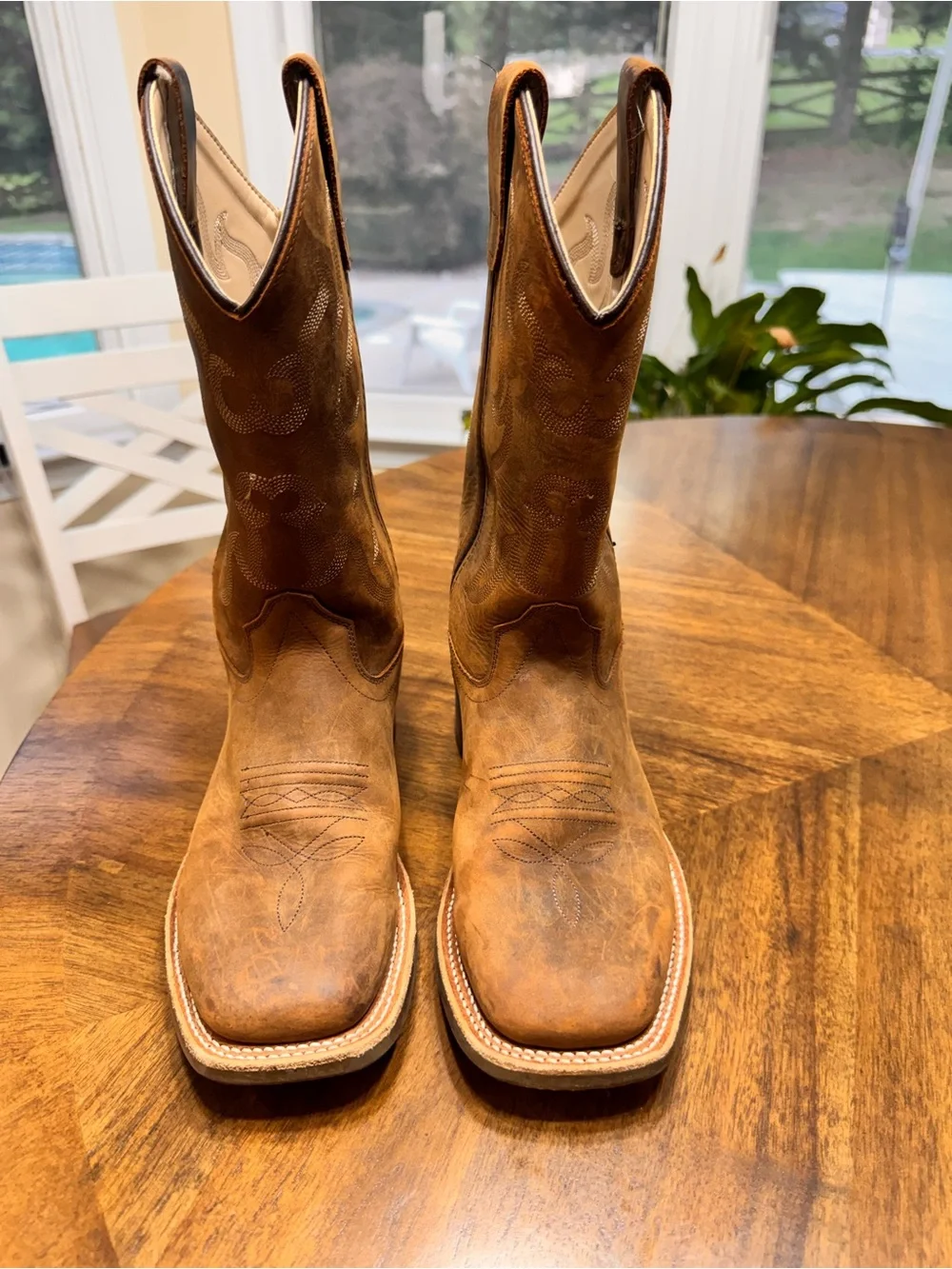 Cody James‎ Big Kids BBSC1904 Brown Leather Western Cowboy Boots  Size 5D