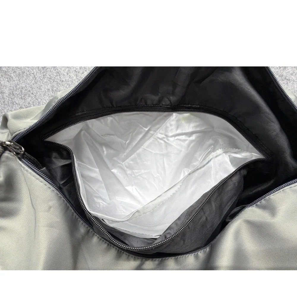 Herschel Supply Co Strand Duffle Bag Grey Nylon Weekend Travel Gym Carryall
