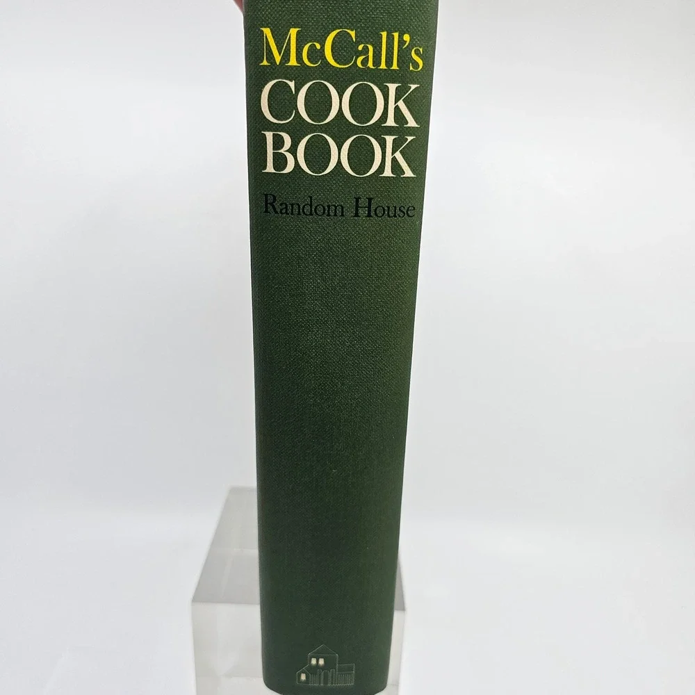 McCall's Cook Book 1963 First Printing Vintage Random House Hardcover MCM Green