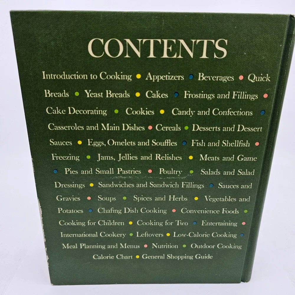 McCall's Cook Book 1963 First Printing Vintage Random House Hardcover MCM Green