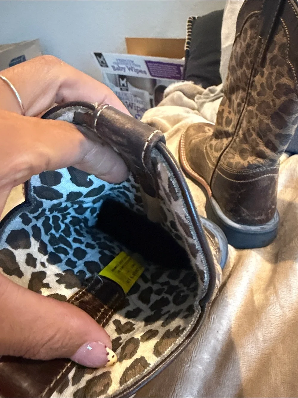 Dan Post leopard brown