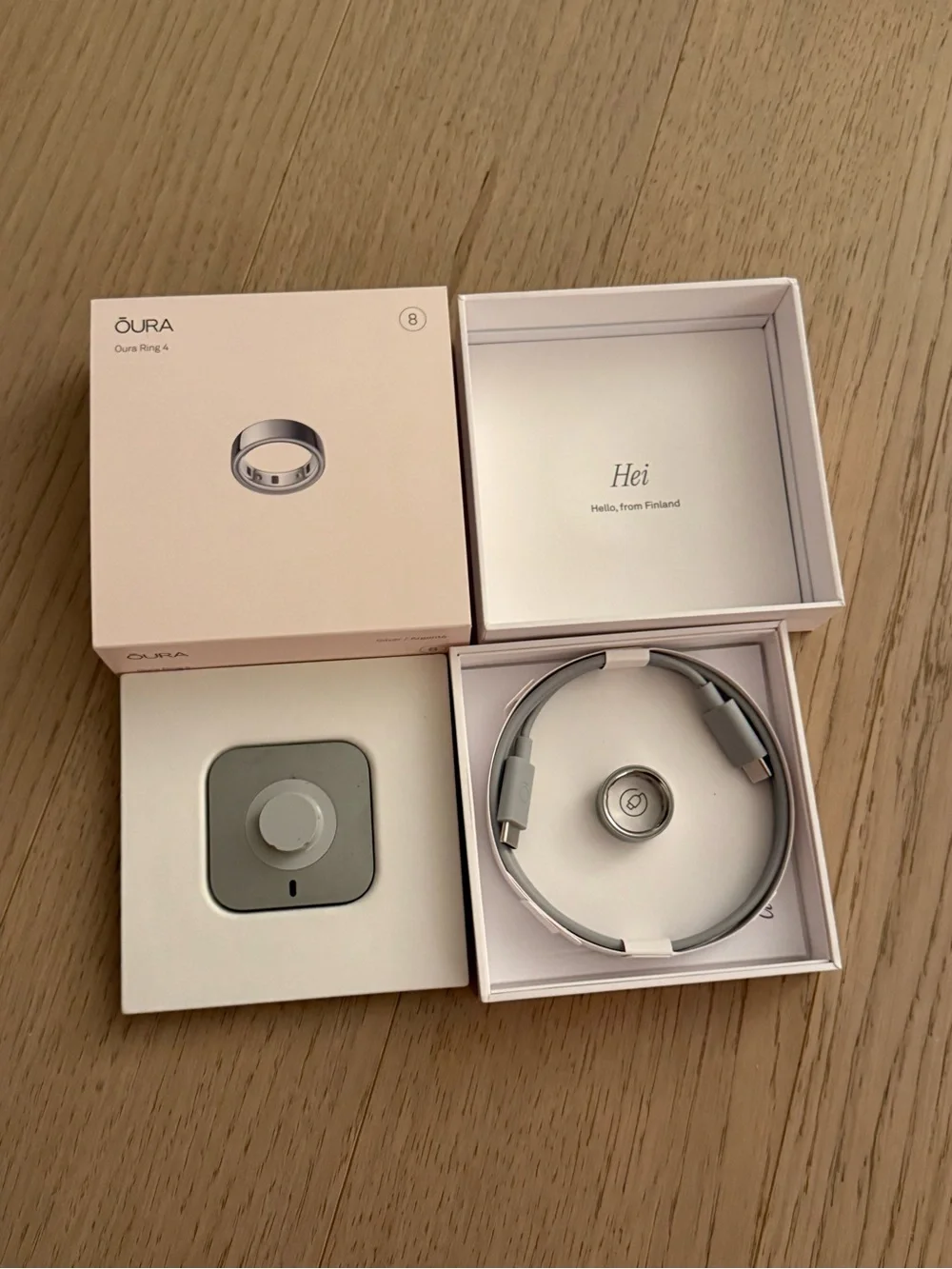 Oura ring silver