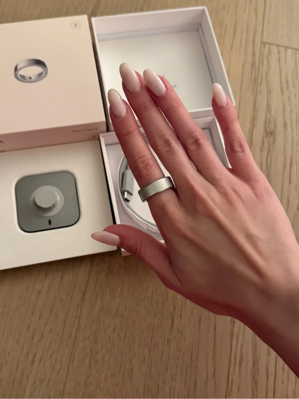 Oura ring silver