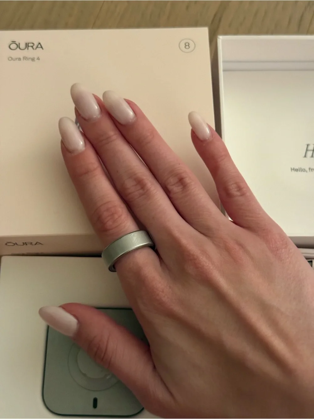 Oura ring silver