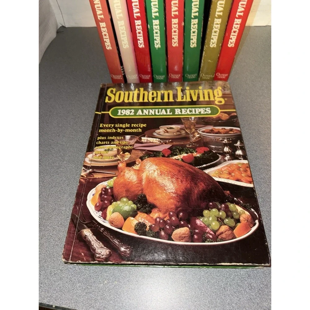 Southern Living‎ Annual Recipes Lot 1982-1988, 1991,1993 Lot Of 9