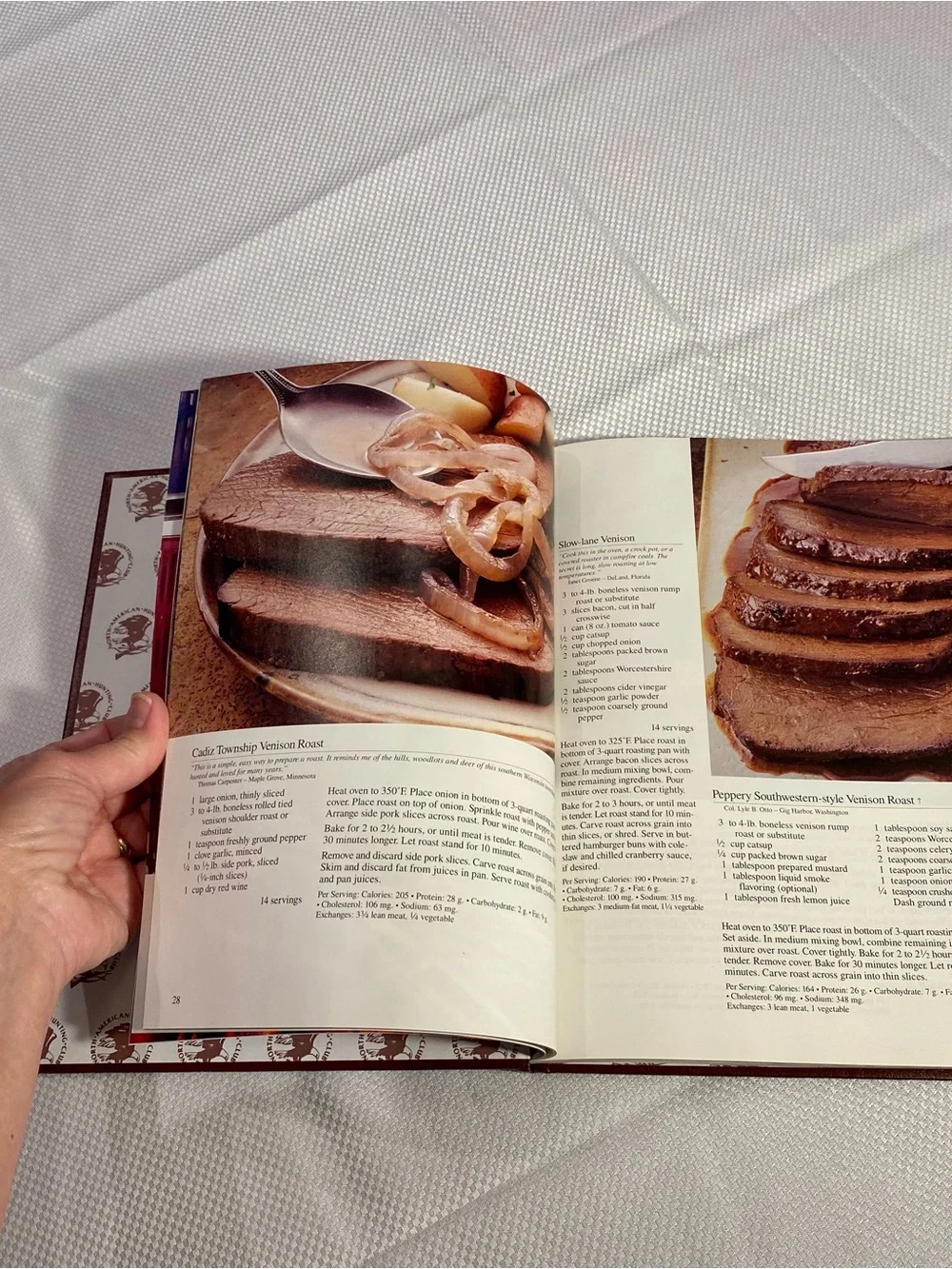 Favorite Wild Game Cookbook - Brown Hardcover 128 pages
