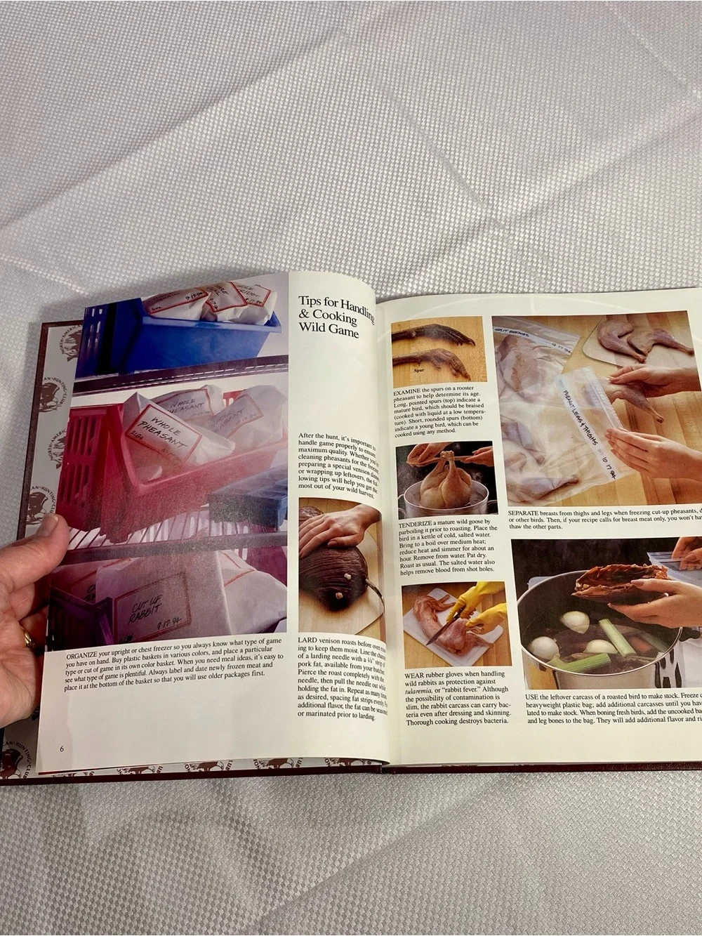 Favorite Wild Game Cookbook - Brown Hardcover 128 pages