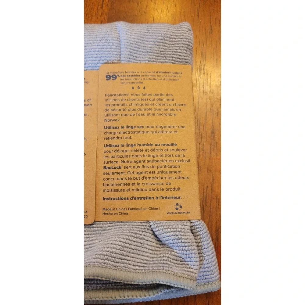 Norwex envirocloth microfiber