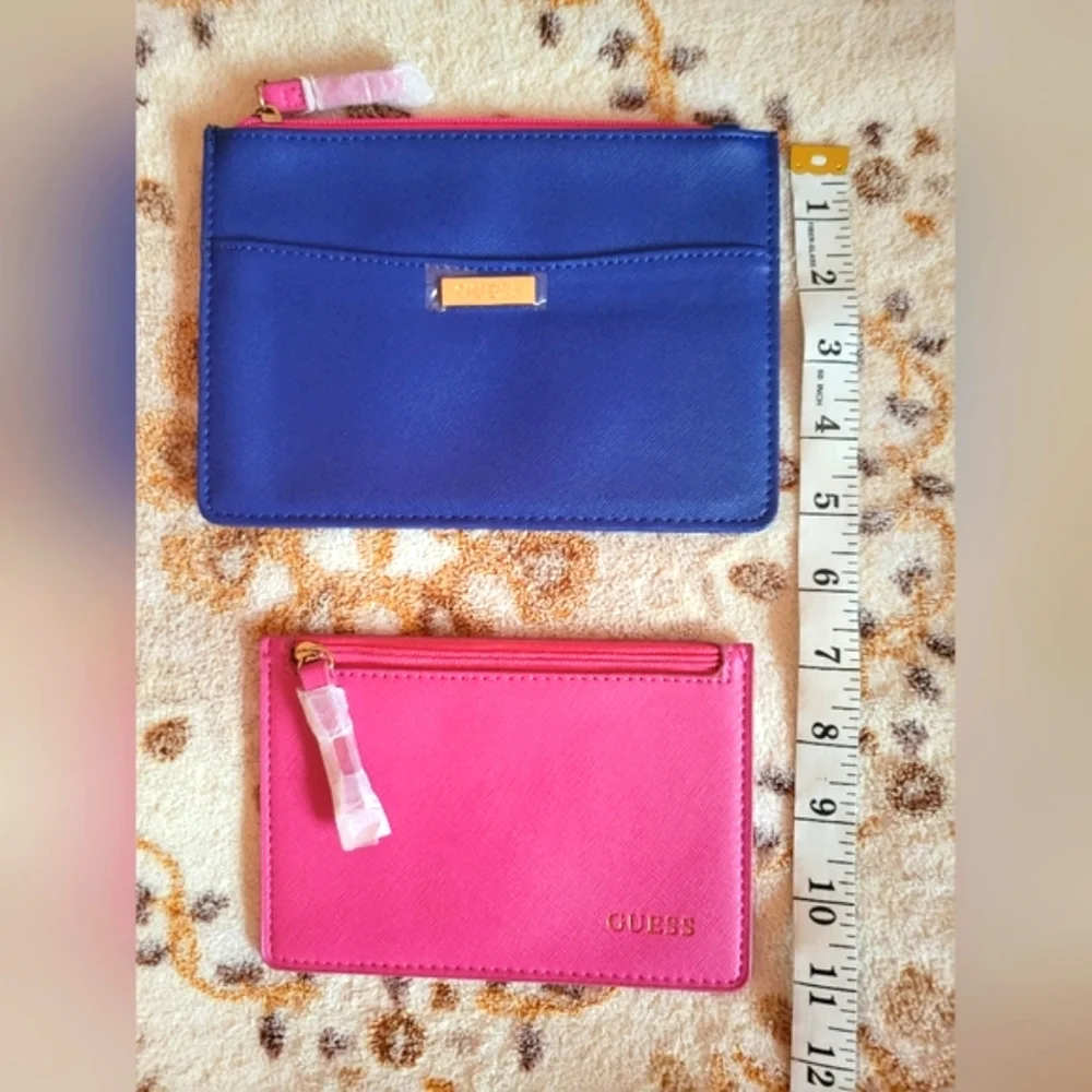 2pc Guess clutches -Blue 💙 and Pink 🩷