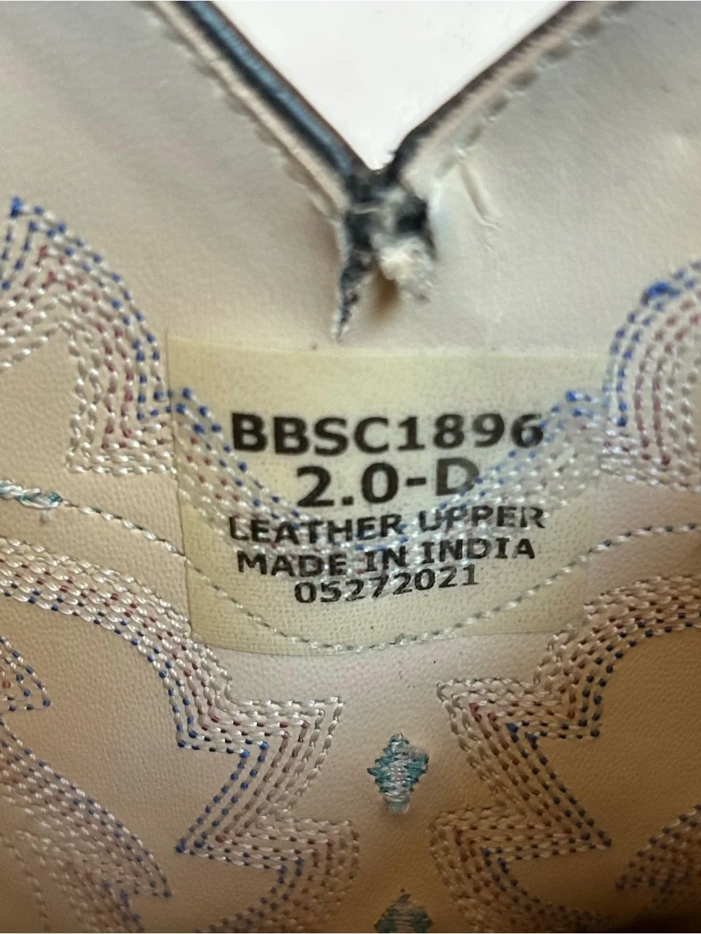 Old West everyday stitching boots