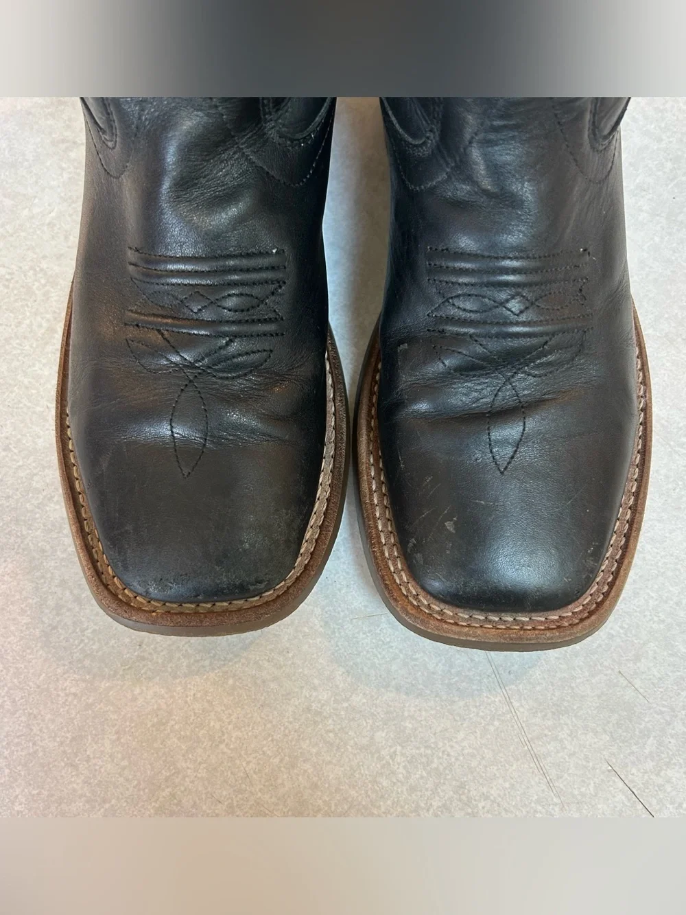 Old West stitching timeless insole