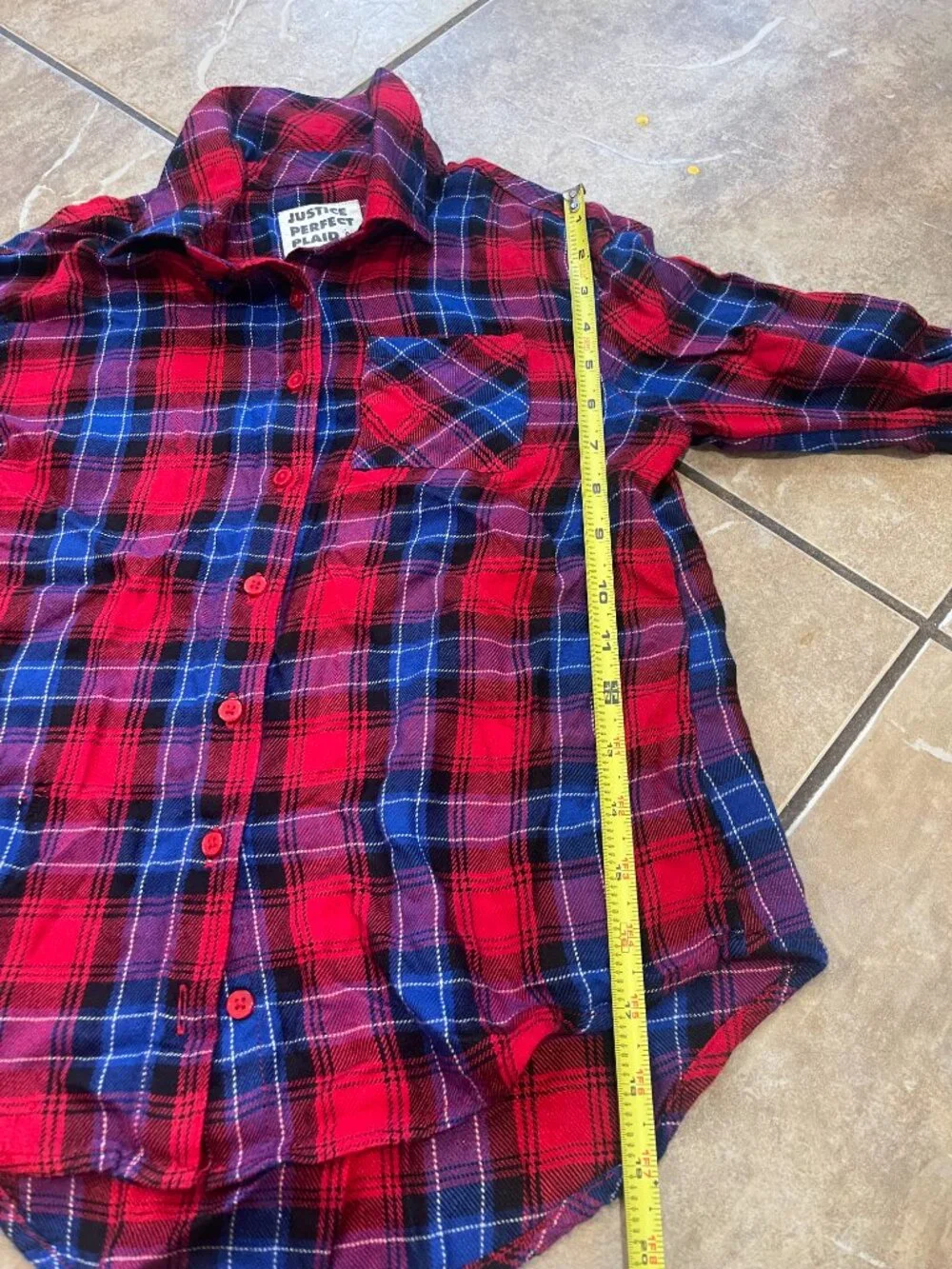 Justice girls size