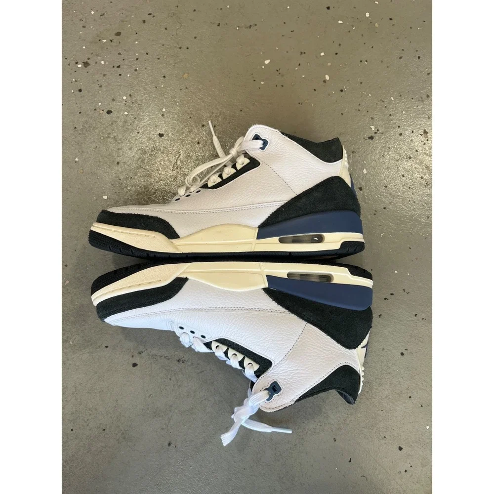 Nike Air Jordan 3 x A Ma Maniére Mens 9.5 Diffused Blue Sneaker HV8571-100