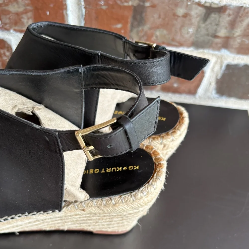 Kurt Geiger black leather
