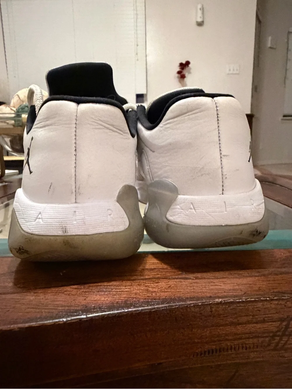 Nike Jordan Kids' White and Black Low-Top Sneakers