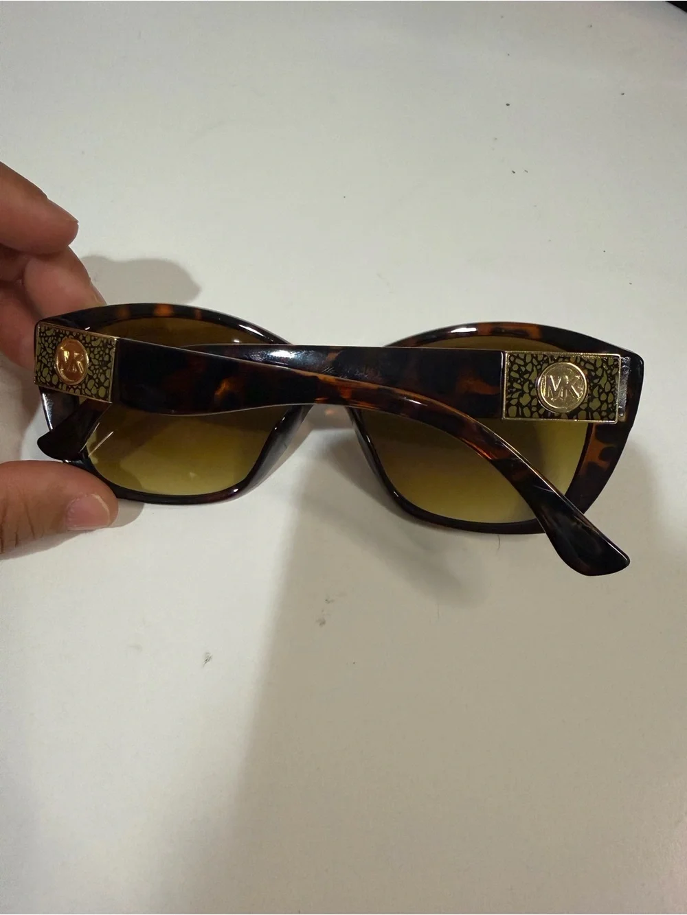 Michael Kors Lucy Sunglasses M2894S 240 Tortoise Shell Gold MK Logo 57-16-135⁠