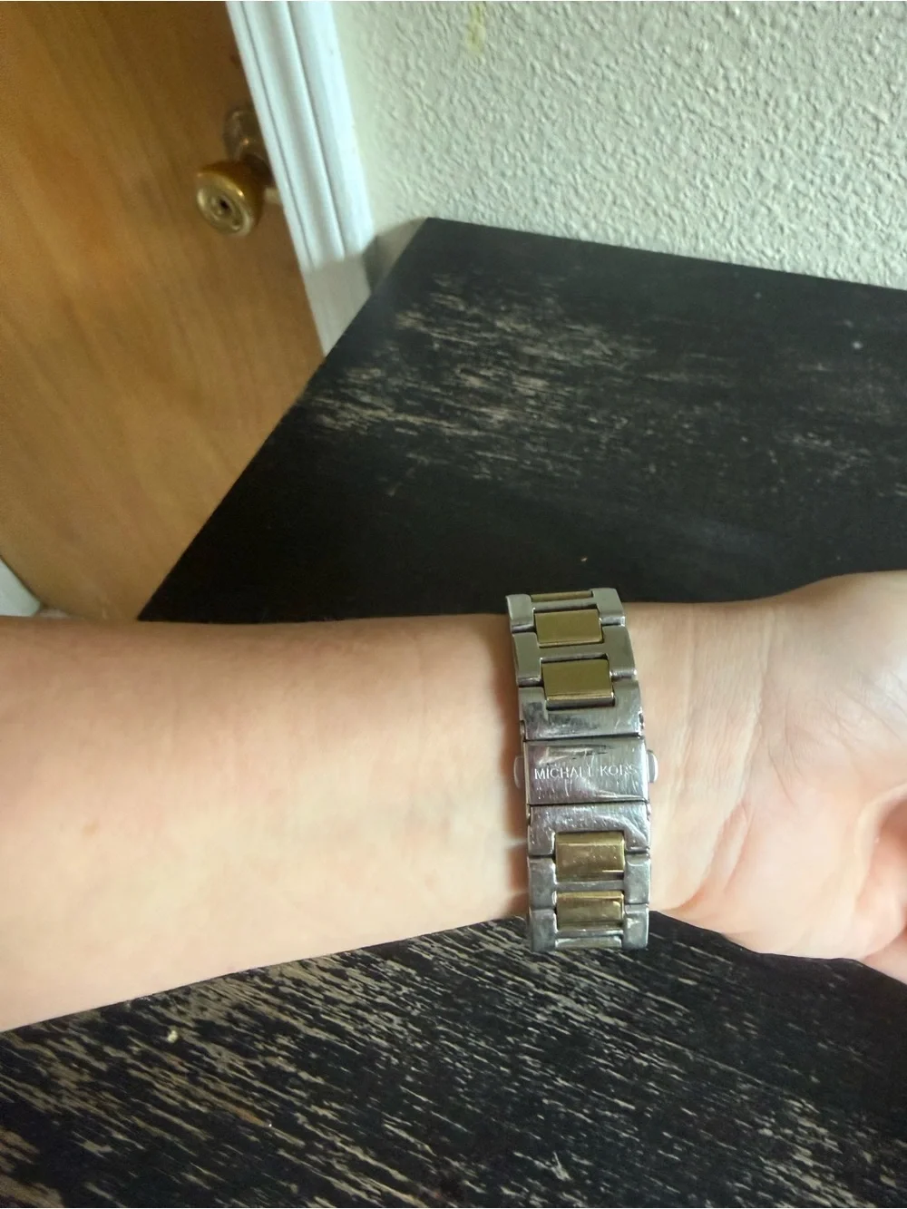 Michael Kors Two-Tone Silver and Gold Women's Chronograph Watch