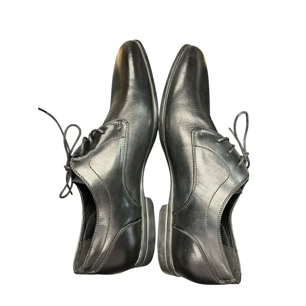 Giorgio Brutini Mens Oxford Dress Shoes Black‎ Leather Lace Up Size 14 M