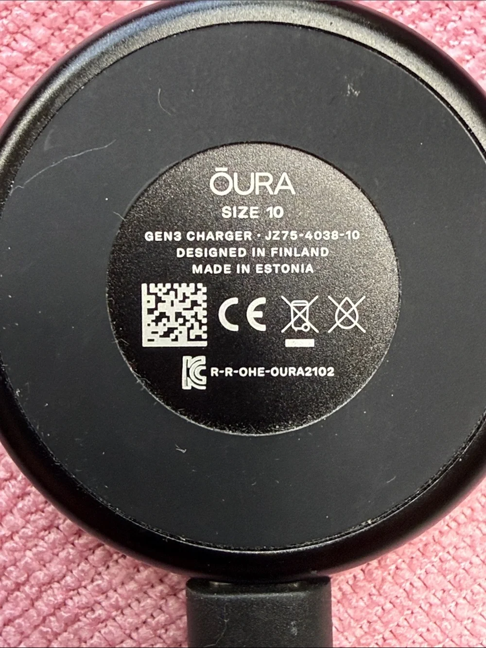Oura activity perceptible