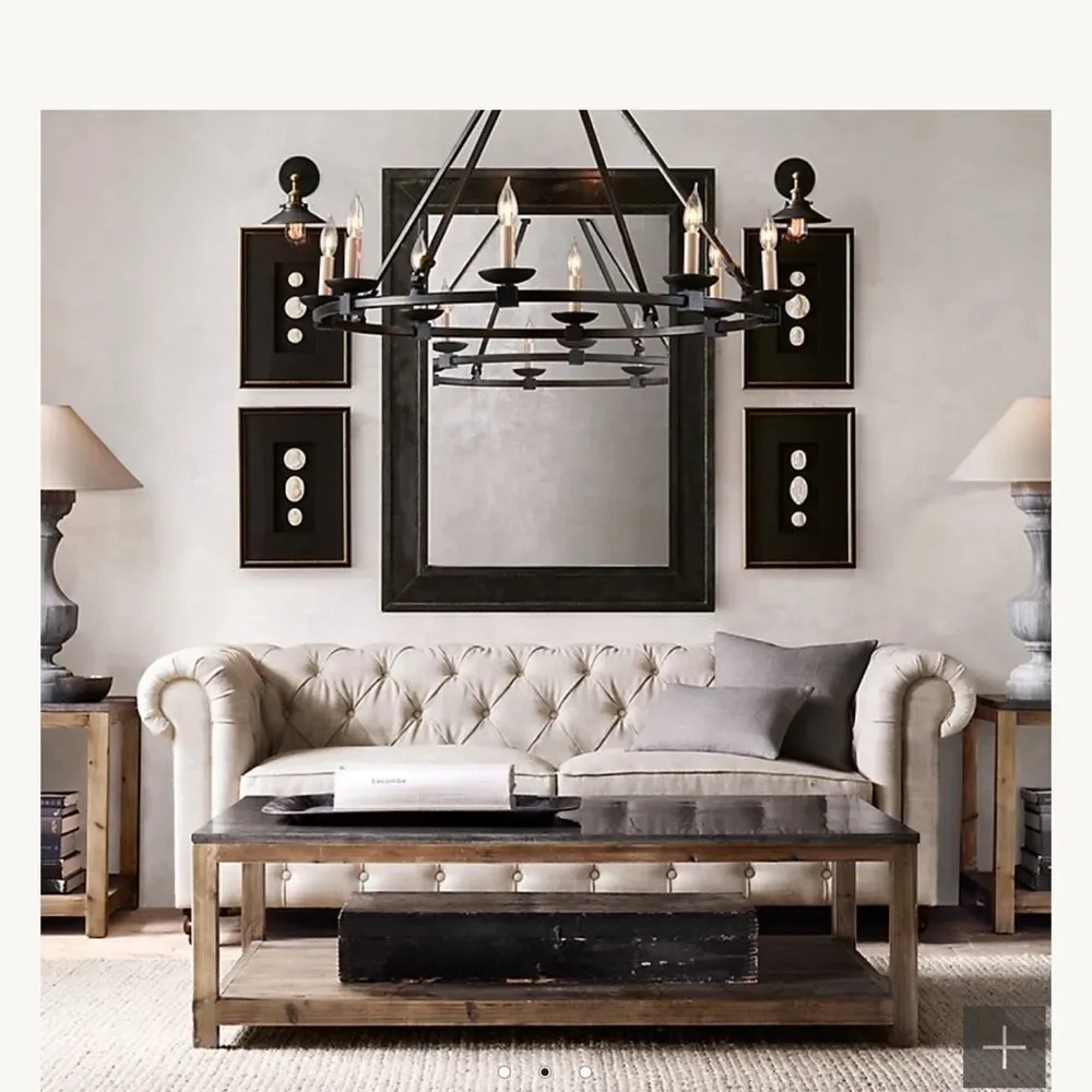 RH RESTORATION HARDWARE‎ 19TH C. EUROPEAN INTAGLIOS BLACK - 3