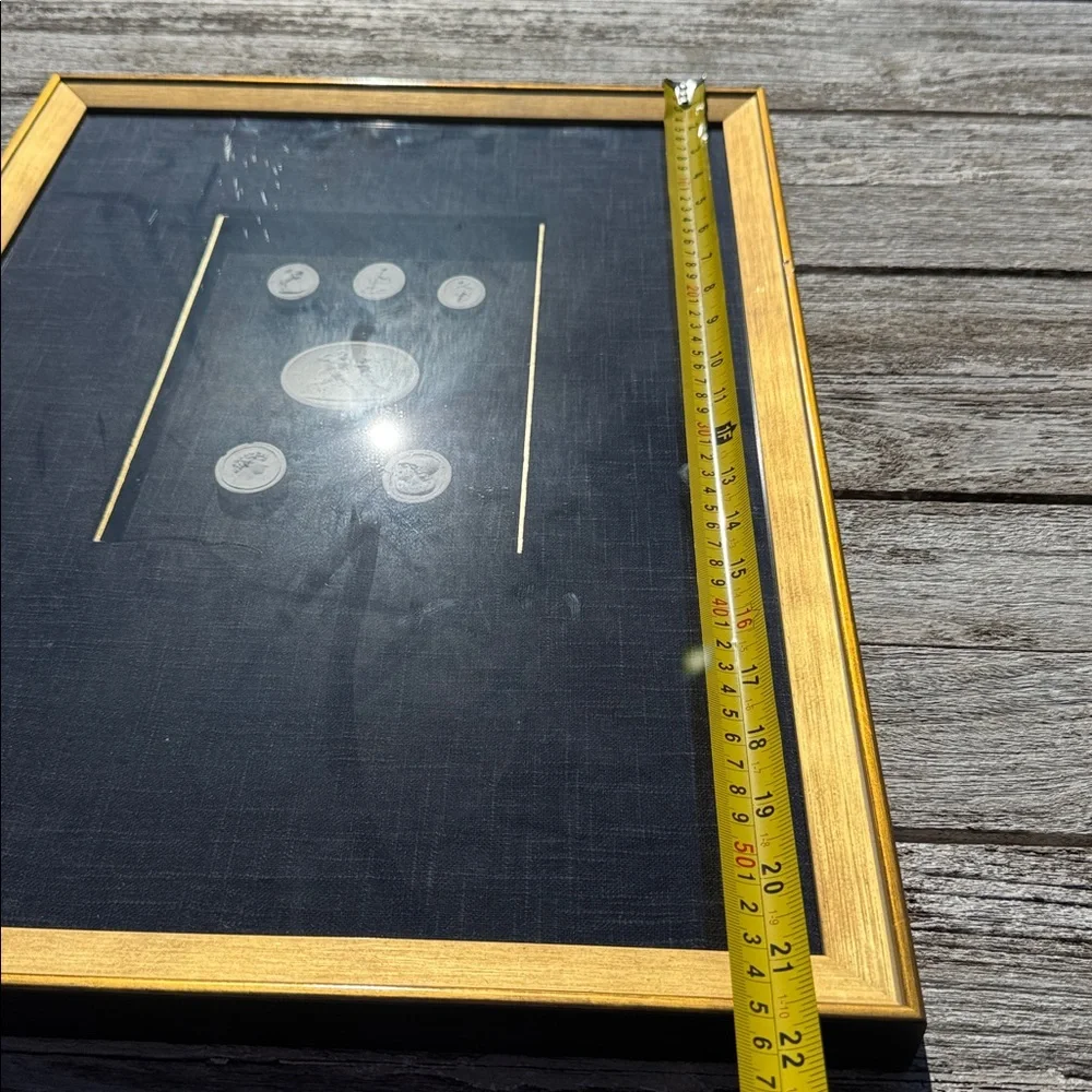 RH RESTORATION HARDWARE‎ 19TH C. EUROPEAN INTAGLIOS BLACK - 3