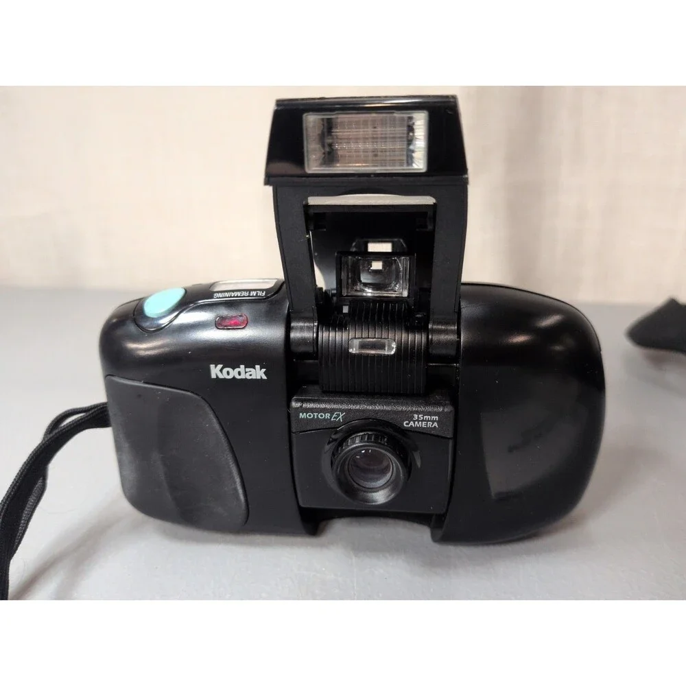 Kodak‎ Cameo Motor EX 35mm Film Camera Point & Shoot Tested With Manual And Bag