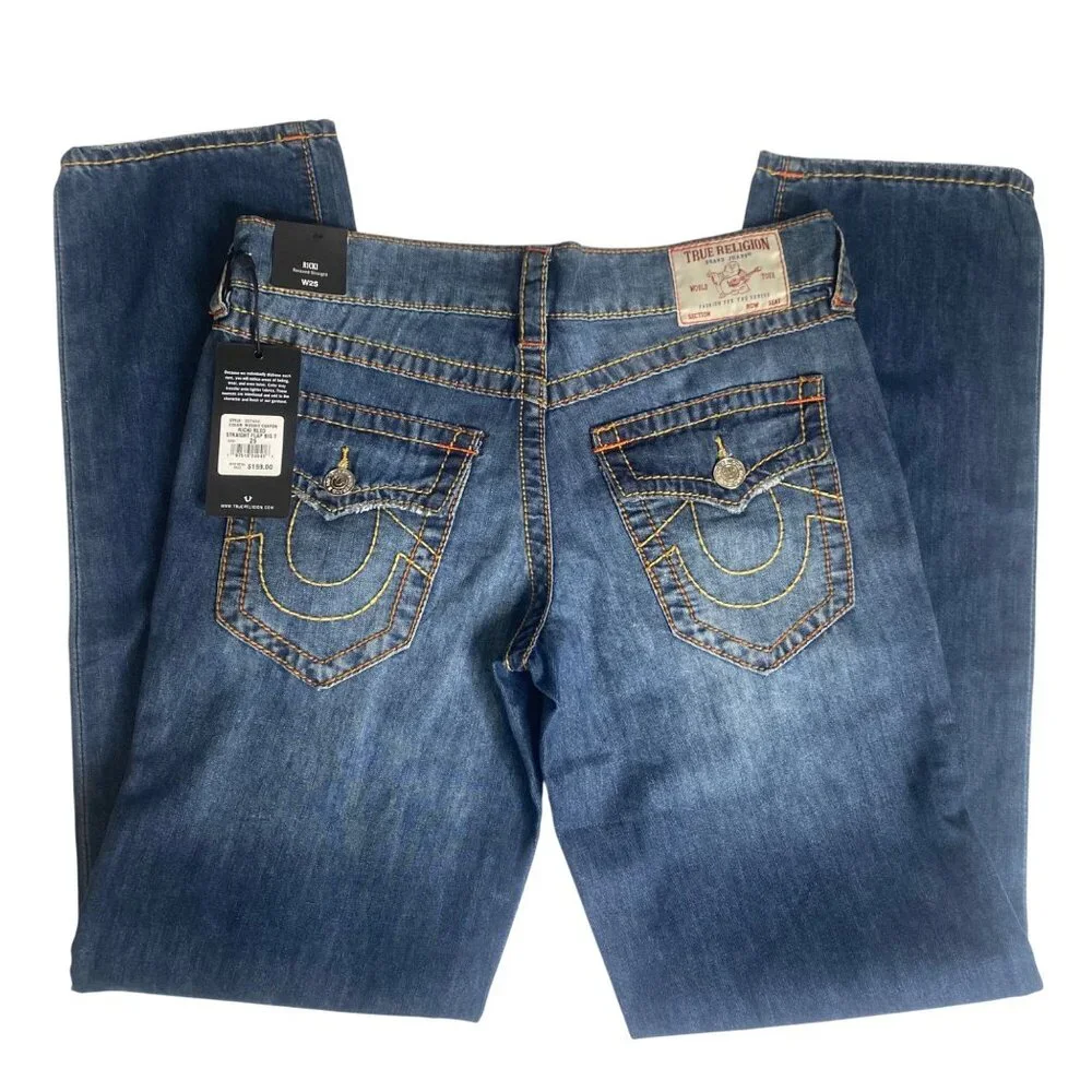True Religion rise inches from