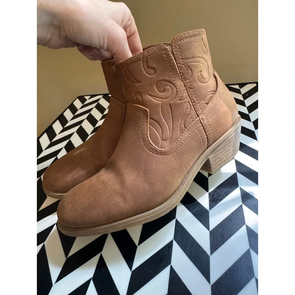 Jessica Cline faux suede