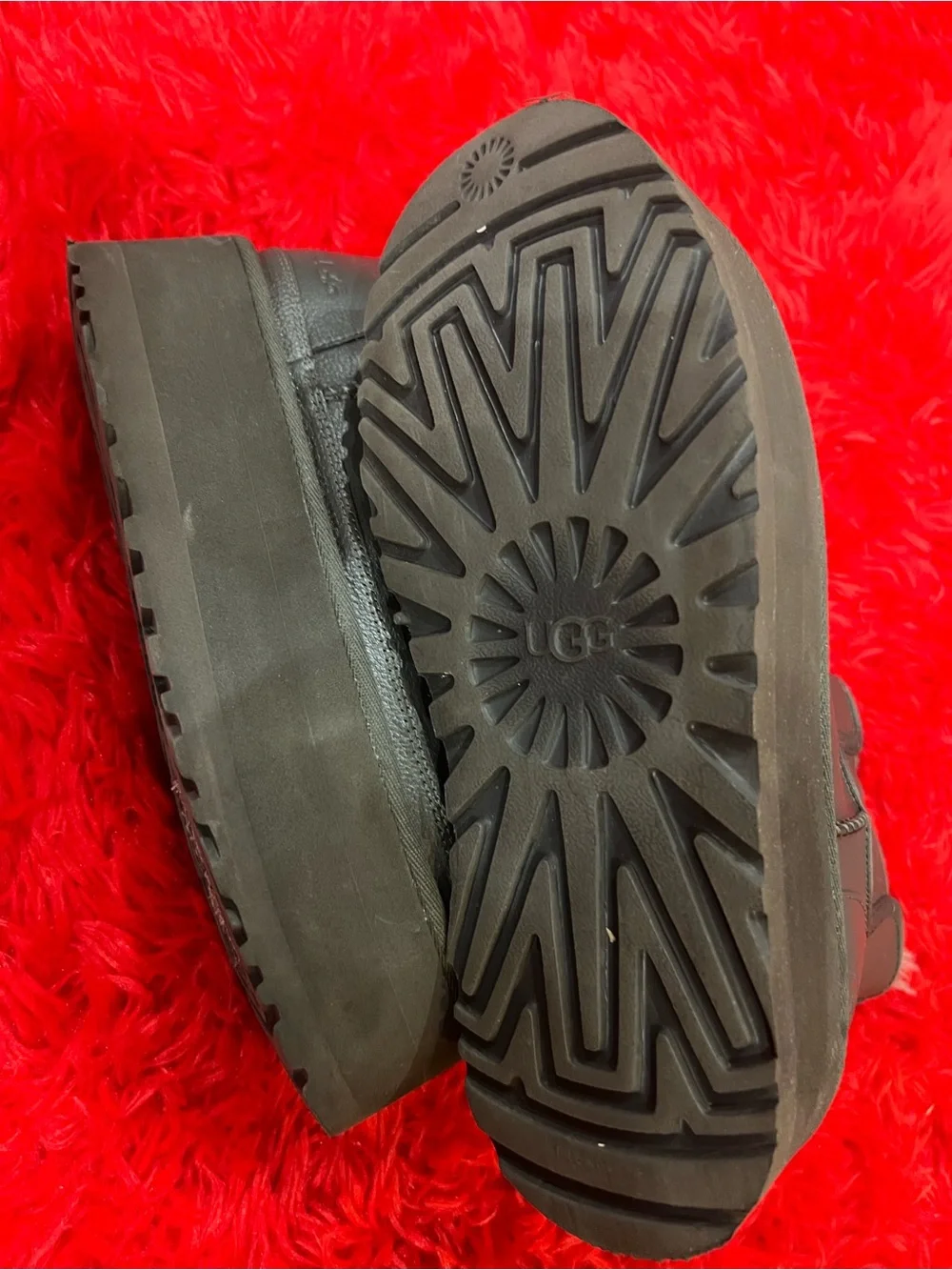 UGG sole leather front