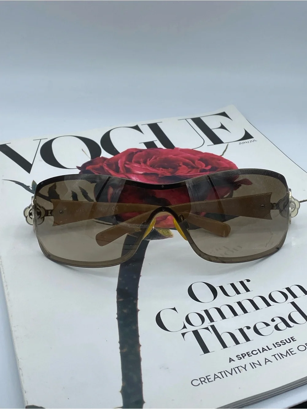 CHANEL shield sunglasses