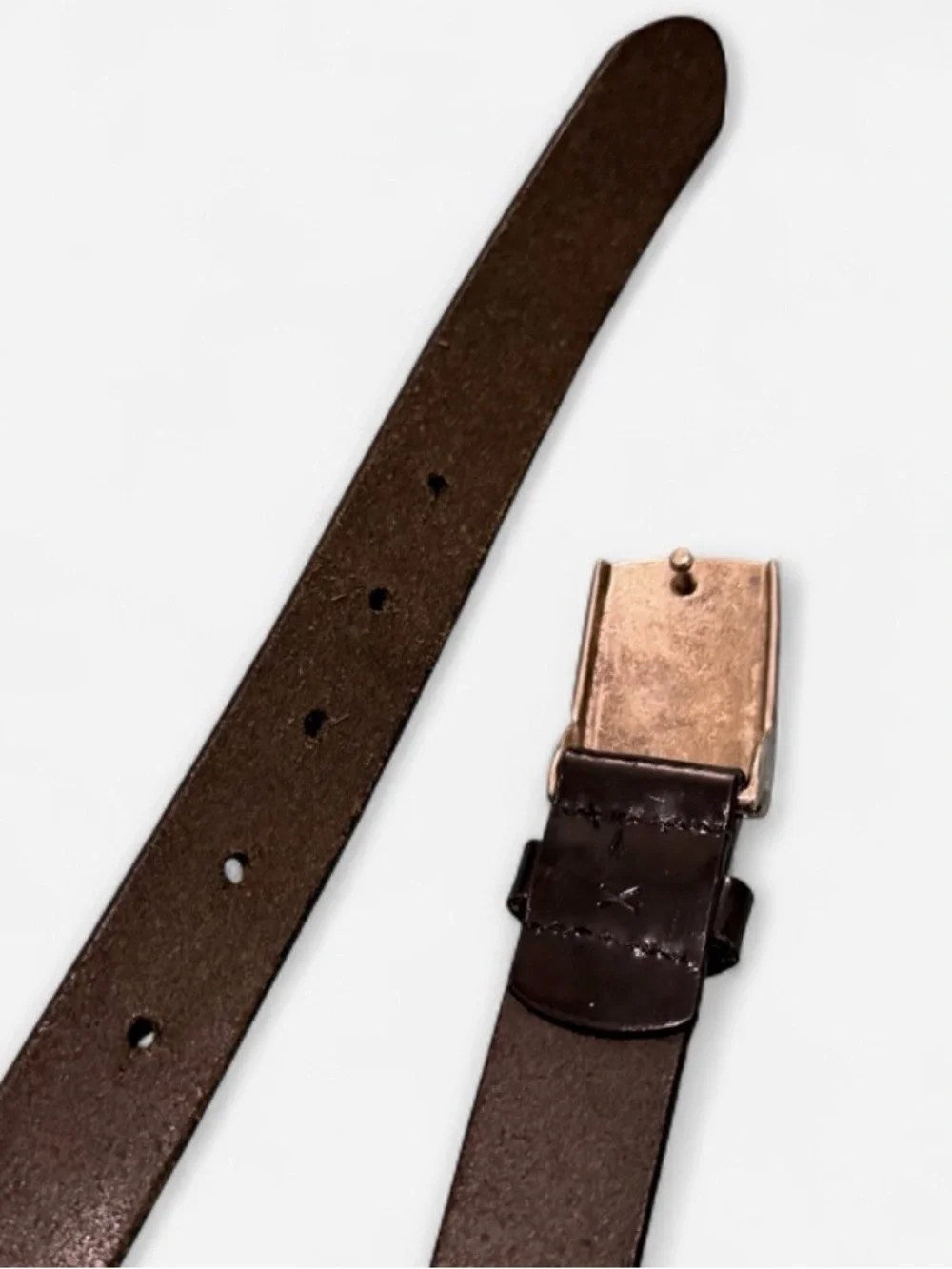 Vintage Ralph Lauren Black Leather RL Plaque Buckle Belt, UNISEX OLD MONEY VIBE