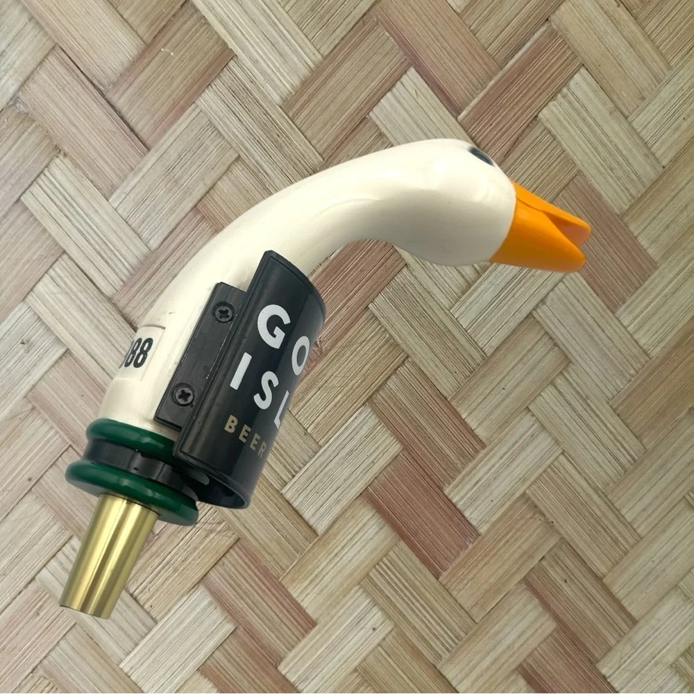 Goose Island Beer Tap Handle Goose Head Breweriana